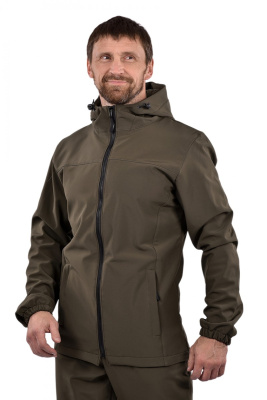 Куртка «КУР 855.1» софтшелл флис-мембрана хаки