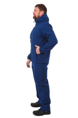 Брюки «БРЮ 855» софтшелл флис-мембрана синяя